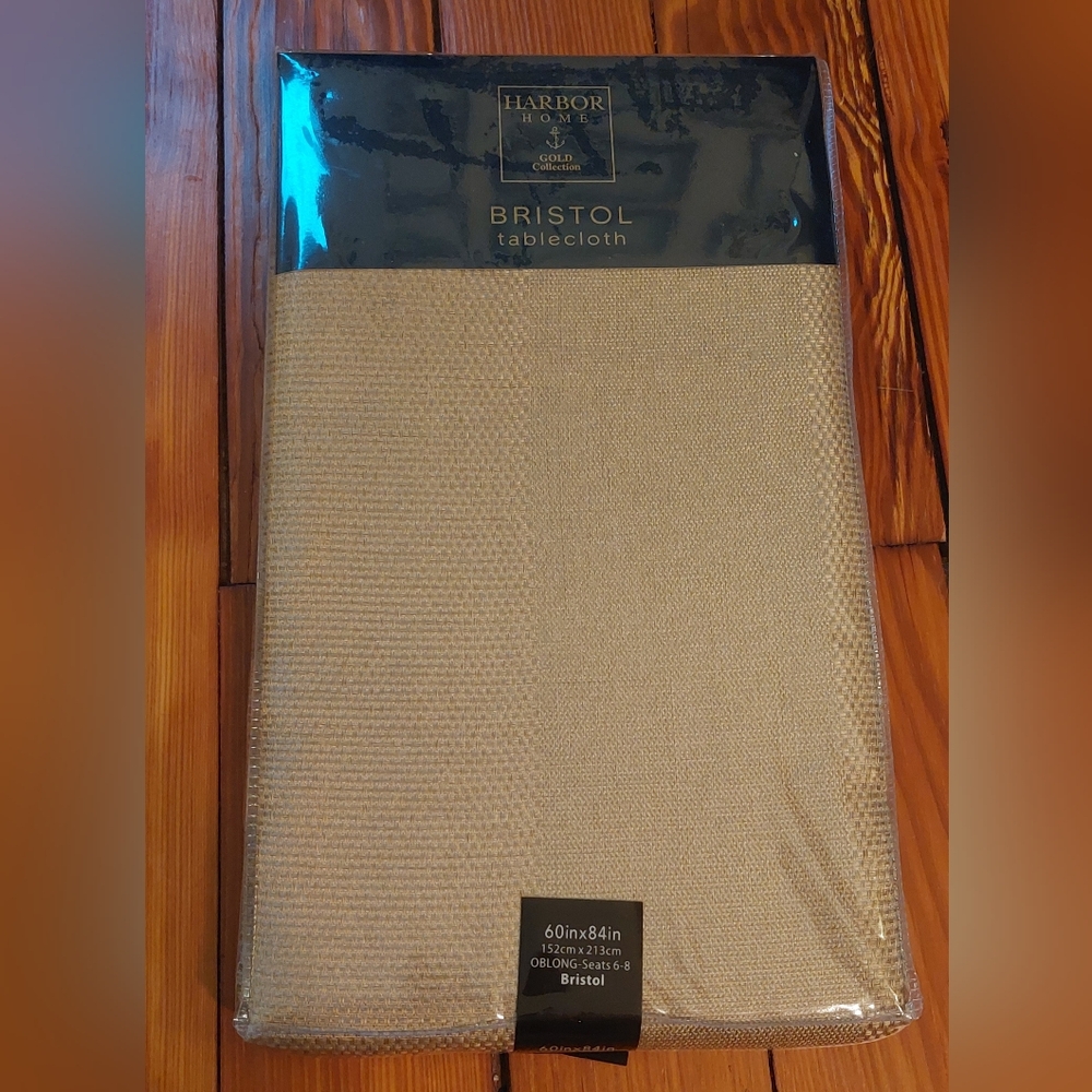 Tan 60"x84" Tablecloth